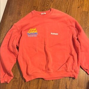 Madhappy Pink Crewneck Sweater Casual Comfort